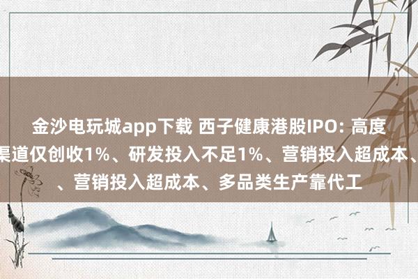 金沙電玩城app下載 西子健康港股IPO: 高度依賴抖音平臺線下渠道僅創(chuàng)收1%、研發(fā)投入不足1%、營銷投入超成本、多品類生產(chǎn)靠代工